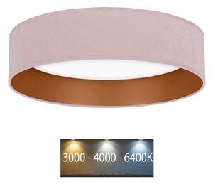 Brilagi - Plafoniera LED VELVET LED/24W/230V 3000/4000/6400K rosa/oro