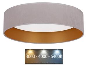 Brilagi - Plafoniera LED VELVET LED/24W/230V 3000/4000/6400K crema/oro