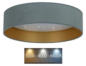 Brilagi - Plafoniera LED VELVET STAR LED/24W/230V d. 40 cm menta/oro