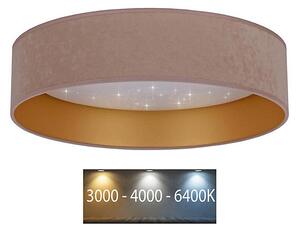 Brilagi - Plafoniera LED VELVET STAR LED/24W/230V d. 40 cm beige/oro