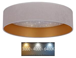 Brilagi - Plafoniera LED VELVET STAR LED/24W/230V d. 40 cm cremoso/oro