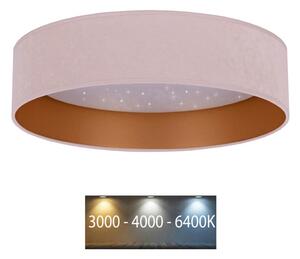 Brilagi - Plafoniera LED VELVET STAR LED/24W/230V d. 40 cm rosa/oro