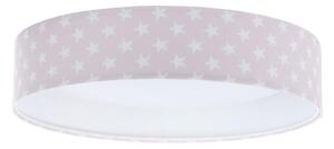 Plafoniera LED GALAXY KIDS LED/24W/230V stelle rosa/bianco