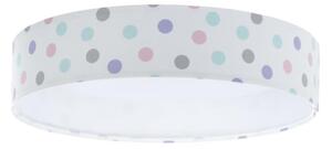 Plafoniera LED GALAXY KIDS 24W/230V con pois colorati