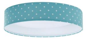 Plafoniera LED GALAXY KIDS LED/24W/230V stelle turchese/bianco