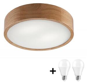 Plafoniera LED ROVERE 2xE27/10W/230V rovere d. 37 cm