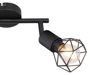 Globo - Faretto LED XARA 2xE14/6W/230V nero