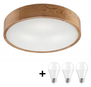 Plafoniera LED ROVERE 3xE27/10W/230V rovere d. 47 cm