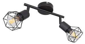 Globo - Faretto LED XARA 2xE14/6W/230V nero