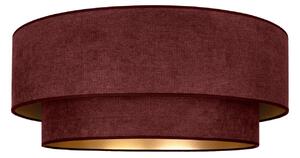 Plafoniera Duolla, Boho, Rosso, Corridoio, Tessuto / Tessile, Giovanile
