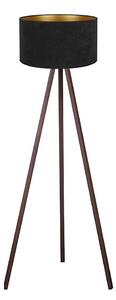 Brilagi - Lampada con piedistallo VELVET 1xE27/60W/230V marrone/nero
