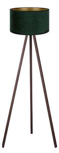 Brilagi - Lampada con piedistallo VELVET 1xE27/60W/230V marrone/verde