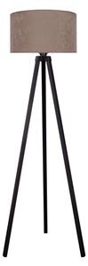 Brilagi - Lampada da terra VELVET 1xE27/60W/230V wenge/beige