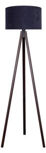Brilagi - Lampada con piedistallo VELVET 1xE27/60W/230V wenge/blu