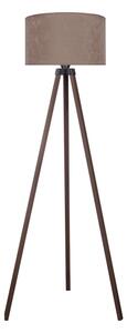 Brilagi - Lampada con piedistallo VELVET 1xE27/60W/230V marrone/beige