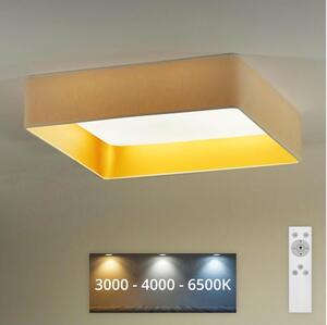 Brilagi - Luce LED dimmerabile VELVET SQUARE LED/24W/230V + +TC color crema