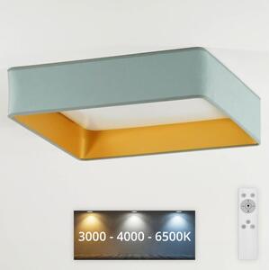 Brilagi - Luce LED dimmerabile VELVET SQUARE LED/24W/230V + +TC menta