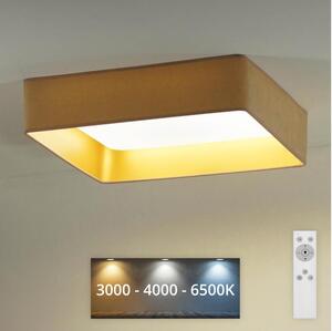 Brilagi - Luce LED dimmerabile VELVET SQUARE LED/24W/230V + +TC beige