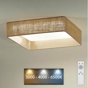 Brilagi - Luce LED dimmerabile VELVET SQUARE LED/24W/230V + +TC marrone