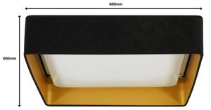 Brilagi-LED Lampada dimmerabile VELVET SQUARE LED/36W/230V Wi-Fi Tuya+telecomando nero
