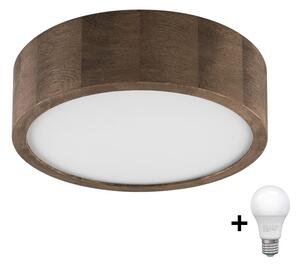 Brilagi - Lampada LED da soffitto CARVALHO 1xE27/60W/230V noce 27 cm