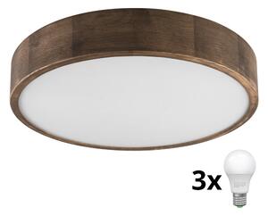 Brilagi - LED Plafoniera CARVALHO 3xE27/60W/230V quercia diametro 47 cm