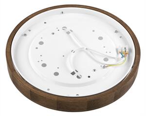 Brilagi - Lampada LED da soffitto CARVALHO SLIM 2xE27/60W/230V noce 37 cm