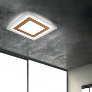 Plafoniera LED Oblio 35cm con foglia di rame