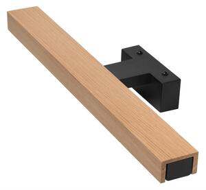 Brilagi-Illuminazione a LED per specchi da bagno WOODY MIRROR LED/8W/230V IP44 quercia/nero