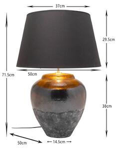 KARE Lampada da terra Luma, Blu, Soggiorno / Sala da pranzo, Tessuto / Stoffa / Seta, Scandinavo, Lampada da terra