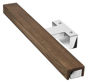 Brilagi-Illuminazione a LED per specchi da bagno WOODY MIRROR LED/8W/230V IP44 quercia/cromo