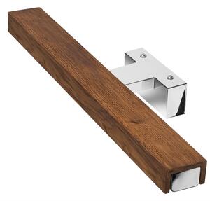 Brilagi-Illuminazione a LED per specchi da bagno WOODY MIRROR LED/8W/230V IP44 quercia/cromo