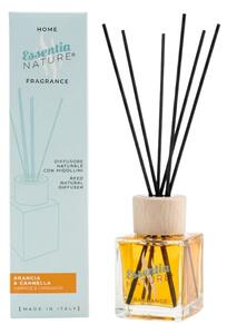 Essentia Nature Home Fragrance Glamour Arancio & Cannella 200ml Diffusore Naturale di Profumi per Ambiente con Midollini