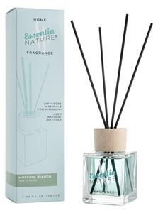 Essentia Nature Home Fragrance Glamour Muschio Bianco 200ml Diffusore Naturale di Profumi per Ambiente con Midollini