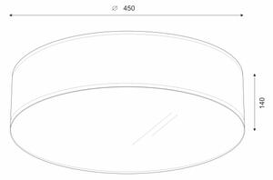 Brilagi - Plafoniera LED SIRIJA LED/24W/230V diametro 45 cm marrone