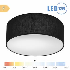 Brilagi - Plafoniera LED SIRIJA LED/12W/230V diametro 35 cm nero