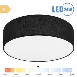 Brilagi - Plafoniera LED SIRIJA LED/24W/230V diametro 45 cm nero