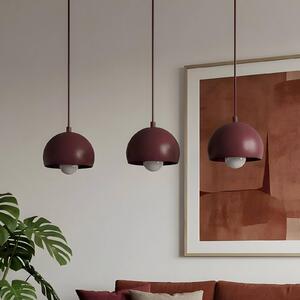 Lampada a sospensione Sool Luminex, dimmerabile, Rosso, Soggiorno / Sala da pranzo, Metallo, Lampada a sospensione