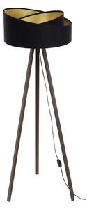 Lampada da terra GALAXY 1xE27/60W/230V nero/marrone