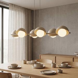 Lampada a sospensione BOOM EMIBIG LIGHTING, dimmerabile, Crema / Ambra, Soggiorno / Sala da pranzo, Metallo, Moderno, Lampada a sospensione