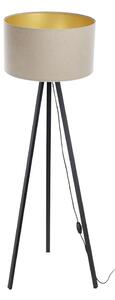 Lampada da terra STANDART 1xE27/60W/230V beige/nero