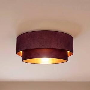 Plafoniera soffitto Boho Duolla, Rosso, Corridoio, Tessuto / Stoffa / Seta, Giovanile, Plafoniera