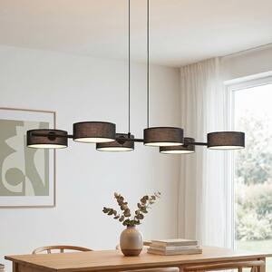 Lampada a sospensione DRUMZ EMIBIG LIGHTING, dimmerabile, Nero, Soggiorno / Sala da pranzo, Tessuto / Stoffa / Seta, Moderno, Lampada a sospensione