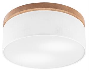 Brilagi - LED Plafoniera BELLADONNA 2xE27/15W/230V diametro 40 cm bianco/quercia