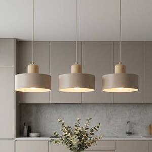 Lampada a sospensione Torin EMIBIG LIGHTING, dimmerabile, Crema / Ambra, Soggiorno / Sala da pranzo, Metallo, Scandinavo, Lampada a sospensione