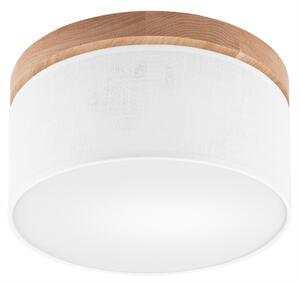 Brilagi - LED Plafoniera BELLADONNA 1xE27/15W/230V diametro 30 cm bianco/quercia