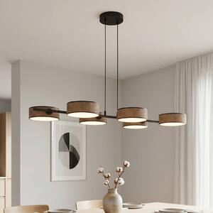Lampada a sospensione DRUMZ EMIBIG LIGHTING, dimmerabile, Marrone / Ruggine, Soggiorno / Sala da pranzo, Tessuto / Stoffa / Seta, Moderno, Lampada a sospensione