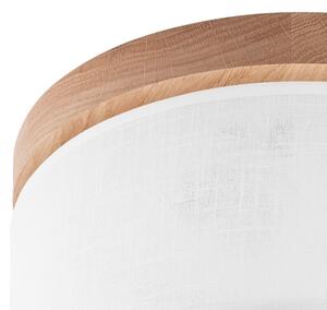 Brilagi - LED Plafoniera BELLADONNA 1xE27/15W/230V diametro 30 cm bianco/quercia