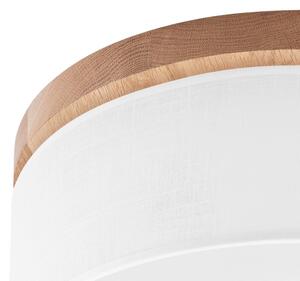 Brilagi - LED Plafoniera BELLADONNA 2xE27/15W/230V diametro 40 cm bianco/quercia