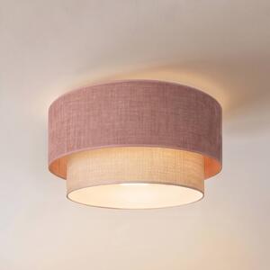 Plafoniera soffitto Boho Duolla, Violetto / Fucsia / Rosa, Corridoio, Tessuto / Stoffa / Seta, Giovanile, Plafoniera